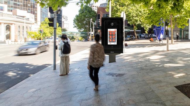 A photo of the sign near North Sydney Station.