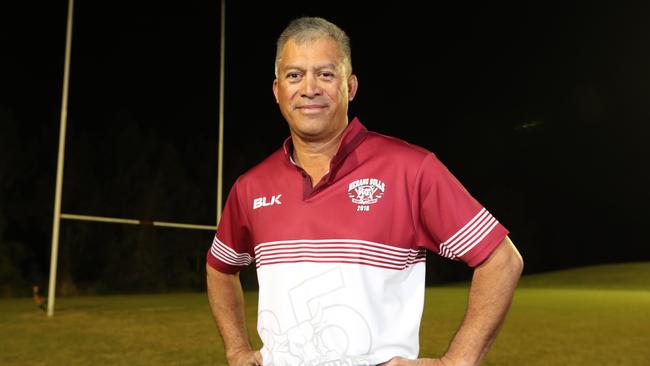 Nerang Bulls coach John Maniapoto. Photo by Richard Gosling