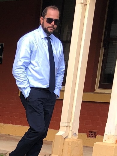 Michael Johns at Dungog Local Court, his first appearance after the offending. Pic Amy Ziniak