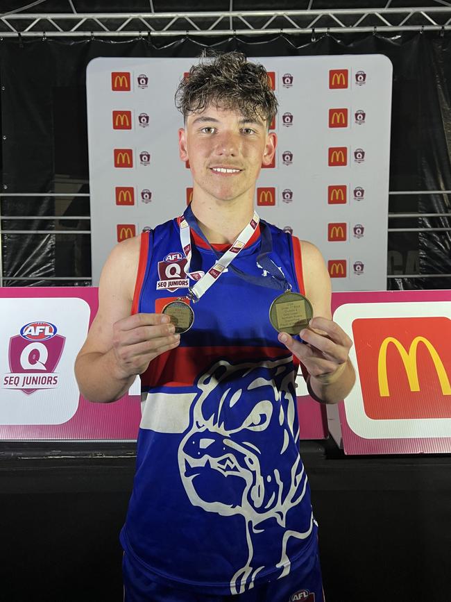 Lachlan Francis #4, Junior SEQ AFL grand finals, 2024