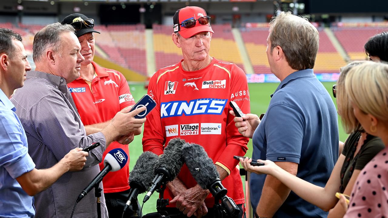 Wayne Bennett was in no mood to talk about his coaching milestone. File photo/Getty Images