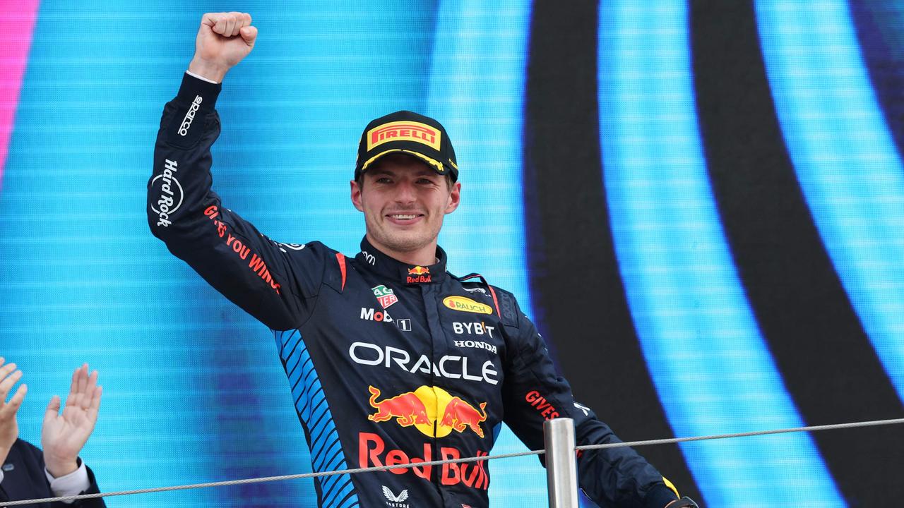 Max Verstappen has won it again. (Photo by Thomas COEX / AFP)