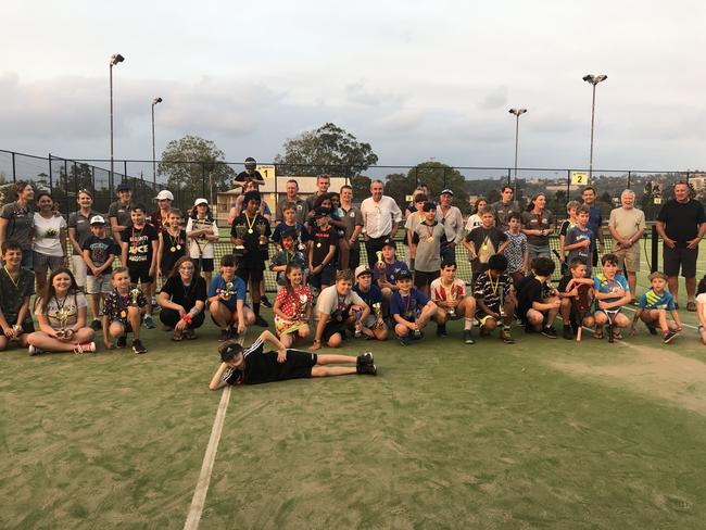 Richmond MP Page Kevin Hogan joined with Lismore Tennis Club members to celebrate the opening of the centres upgrade