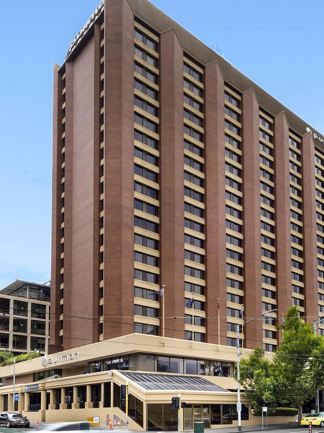 The Pullman Hotel in East Melbourne, where Cliveden Mansions once stood.