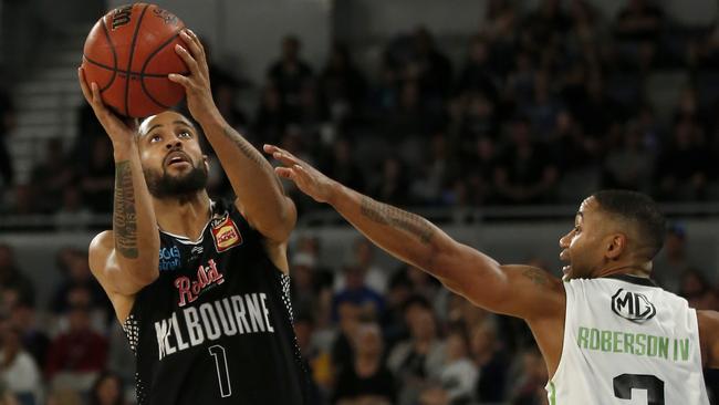 Melo Trimble dominated the second half of United’s nailbiting win over South East Melbourne Phoenix. Picture: Getty Images