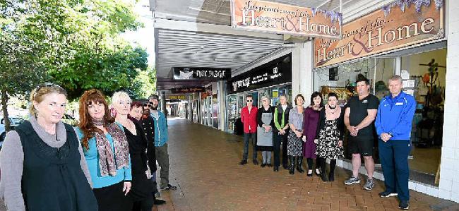 BURY IT: Shop owners in Magellan St are concerned over proposals to put a funeral home in the CBD. Picture: Marc Stapelberg