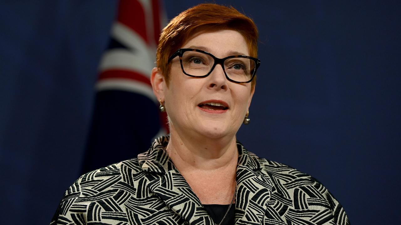 Minister for Foreign Affairs Marise Payne said new budget measures will “help build a more resilient Australian economy.” Picture: NCA NewsWire/Bianca De Marchi