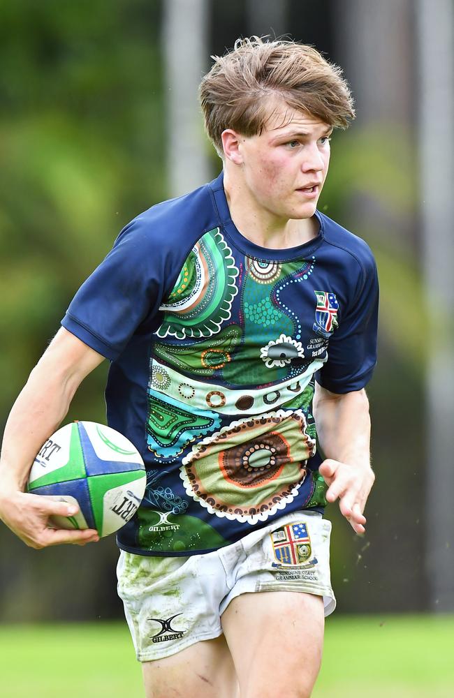 Jimmy Jackson in action for Sunshine Coast Grammar School. Picture: Patrick Woods.