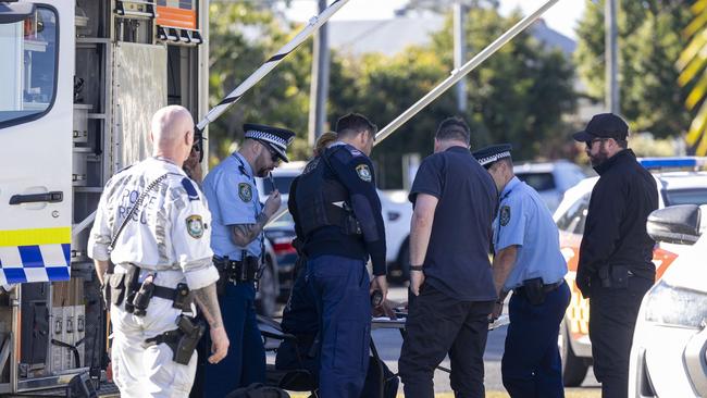 The Ballina siege lasted six hours. Picture: Brendan Beirne / NewsWire