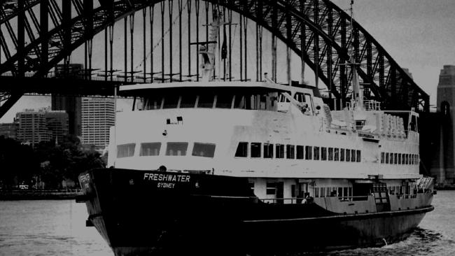 The Manly ferry about to dock at Circular Quay.