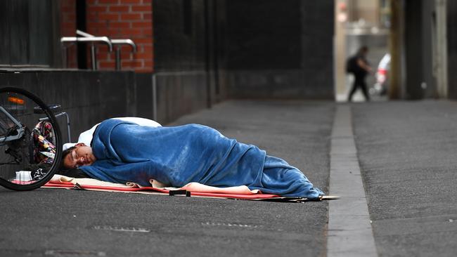 The pandemic has forced the closure of the Salvation Army’s night cafe in Bourke St. Picture: AAP