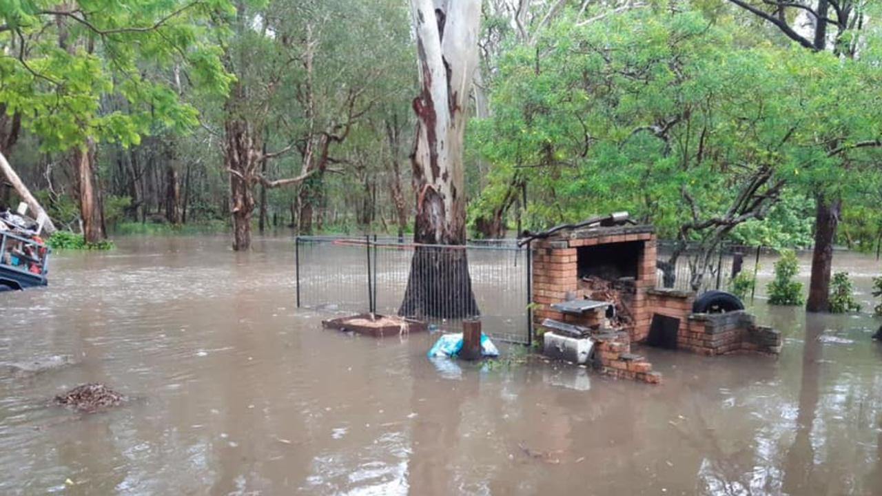 Flooding at Burpengary. Photo: Daniel Robinson