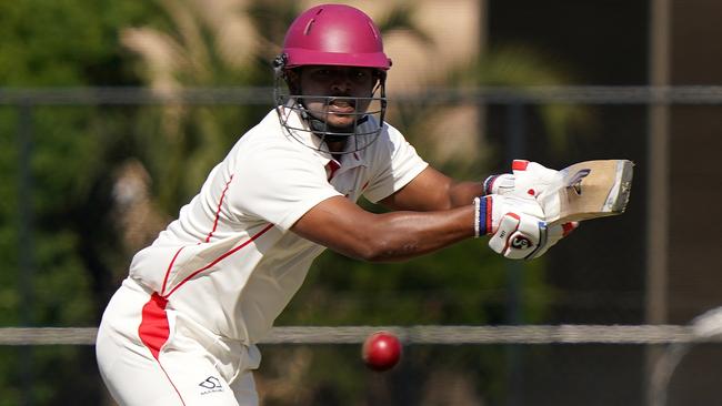 Gayan De Silva in action for Preston.