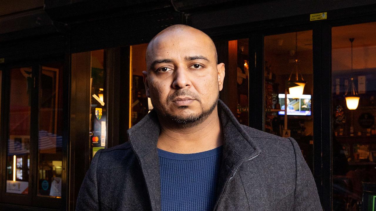 Publican Nitin Parashar from The Irish Times pub was allegedly asked to pay the men $651 to avoid negative reviews about the venue. Picture: Mark Stewart