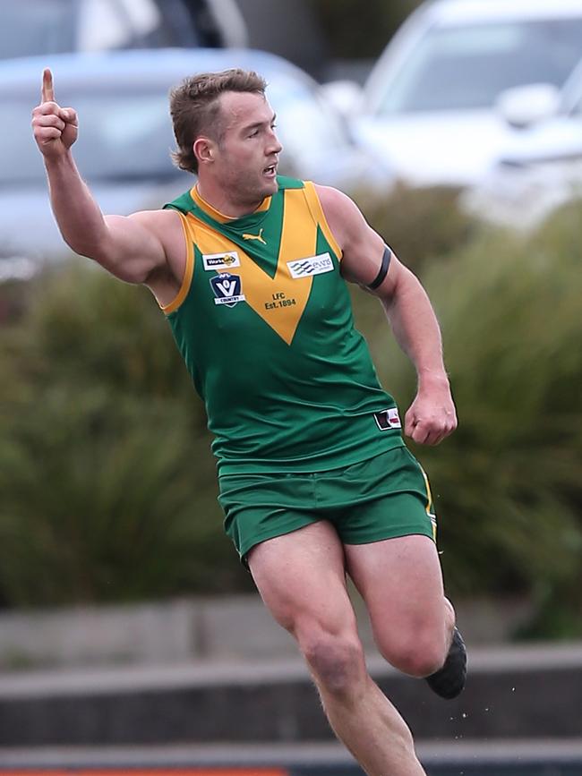 Tom Marriott did it all in 2022 for Leongatha. Picture: Yuri Kouzmin