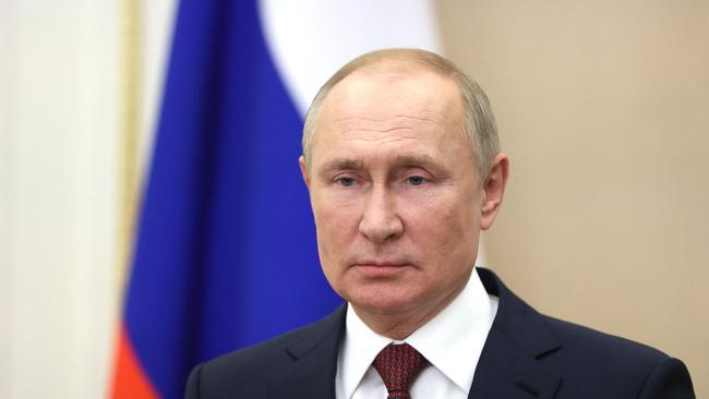 Russia’s Federal Protective Service is rumoured to occasionally use a body-double for President Vladimir Putin. Picture: Mikhail Metzel / Sputnik / AFP.