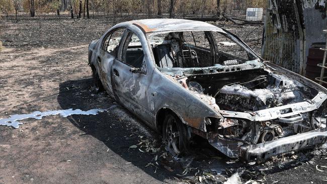 Mitch Kelly lost eveeything in the Tara fires. Picture: Liam Kidston