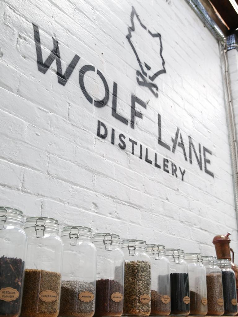 The recently opened Wolf Lane Distillery in Cairns is a gin-lovers paradise. Picture: Brendan Radke