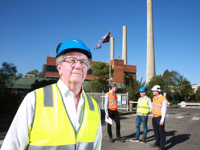 Delta Electricity chairman Trevor St Baker at the power station.