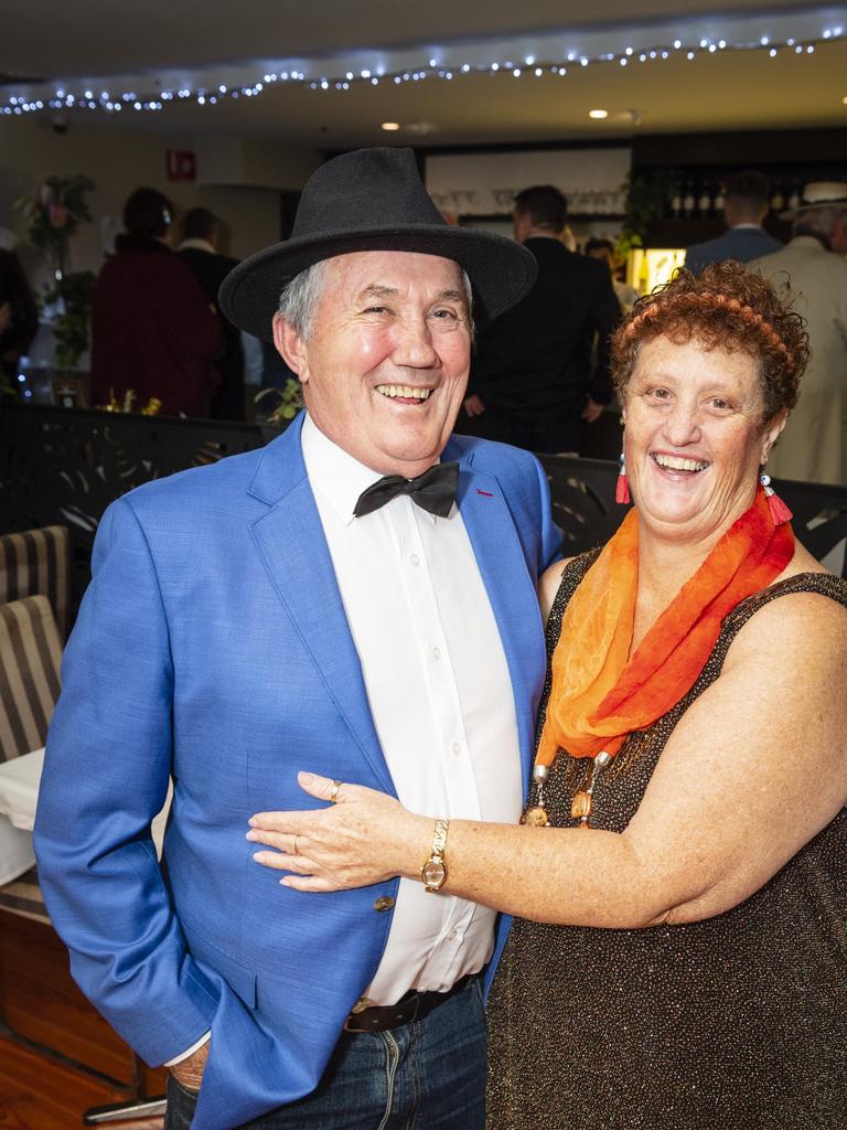 Ron Cullen and Joy Hill as Centro Italian Ristorante at Toowoomba Central Plaza opens with a Gatsby cocktail party, Friday, May 12, 2023. Picture: Kevin Farmer