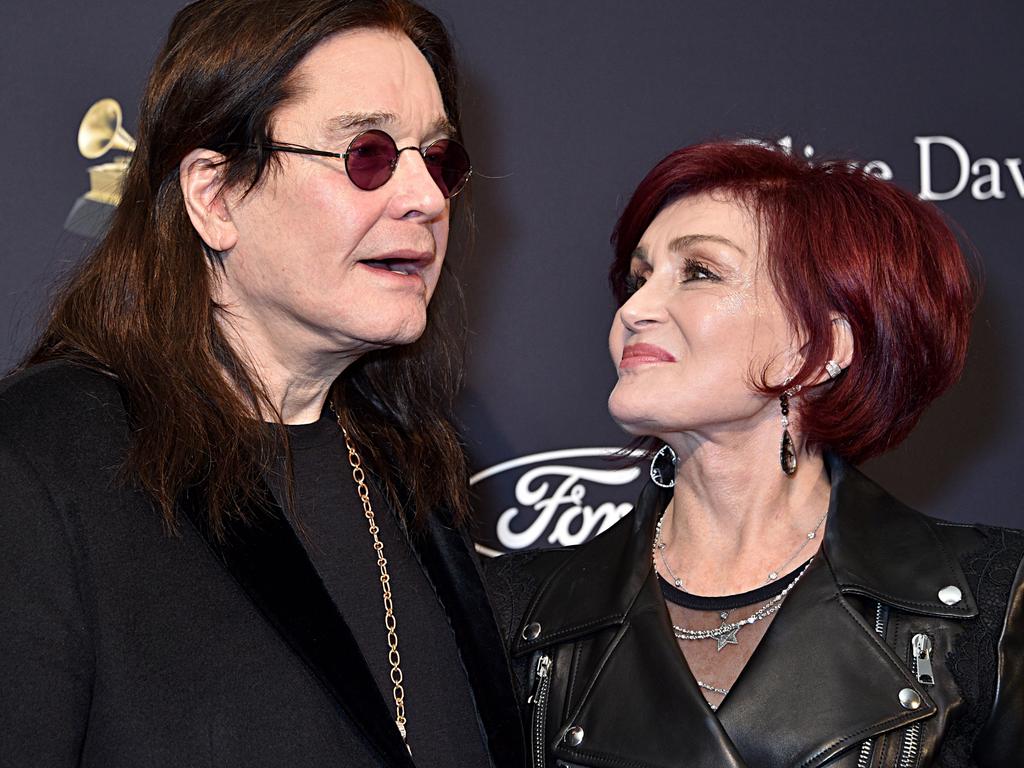 The musician and his wife, Sharon Osbourne, have returned to the UK for privacy as he battles his disease. Picture: Gregg DeGuire/Getty Images