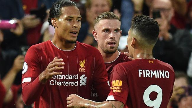 Defender Virgil van Dijk got on the scoresheet early for Liverpool.