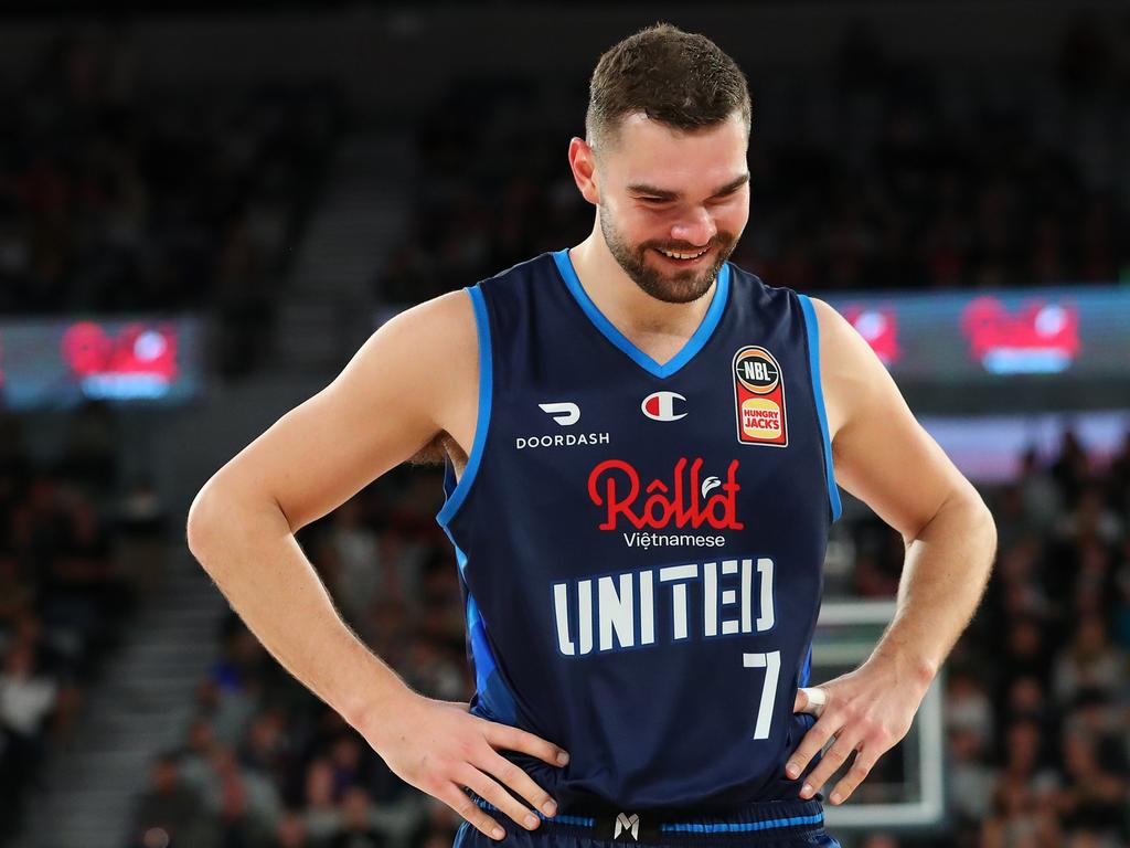 Isaac Humphries of United. Picture: Kelly Defina/Getty Images