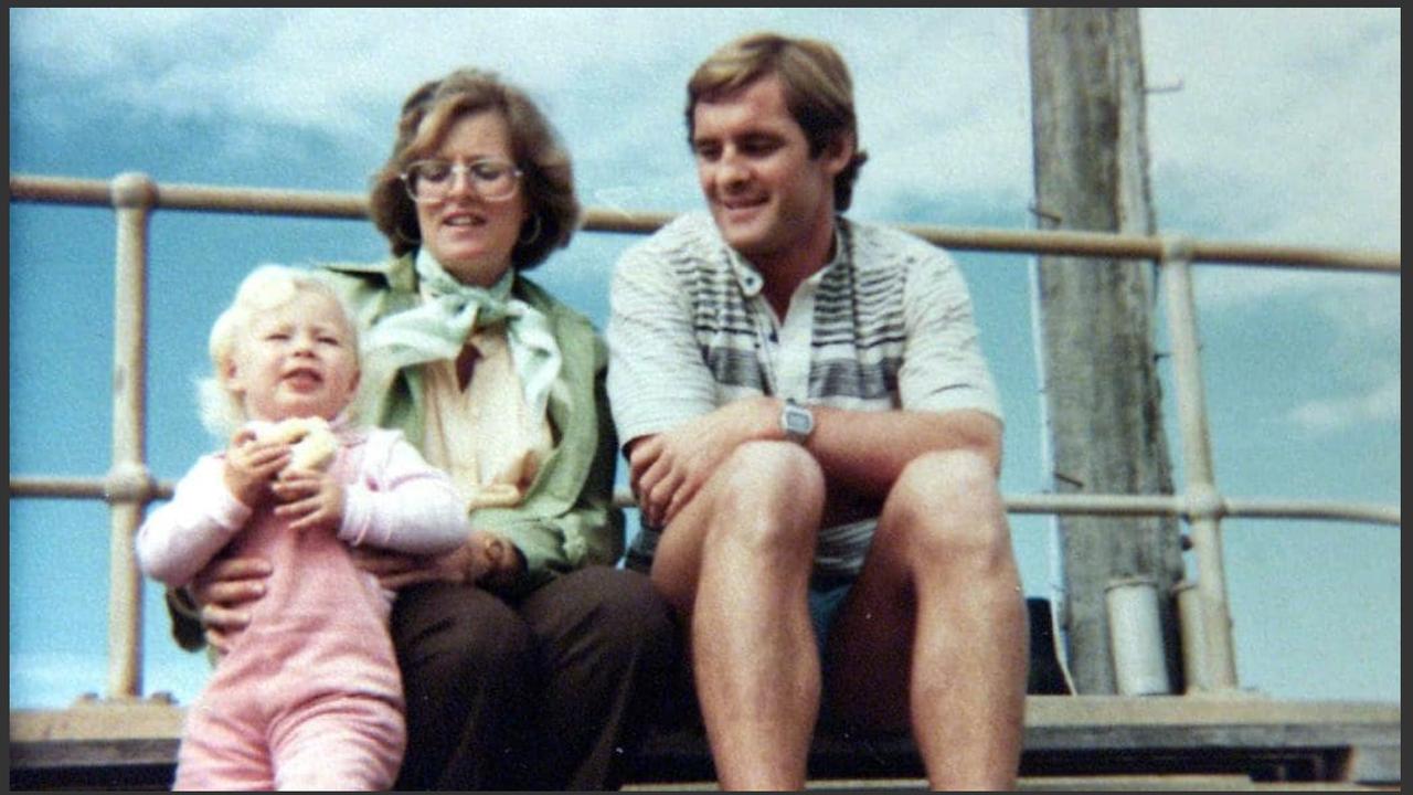 Lyn and Chris with daughter Shanelle in 1979. Chris began teaching physical education at Cromer High School in this year.