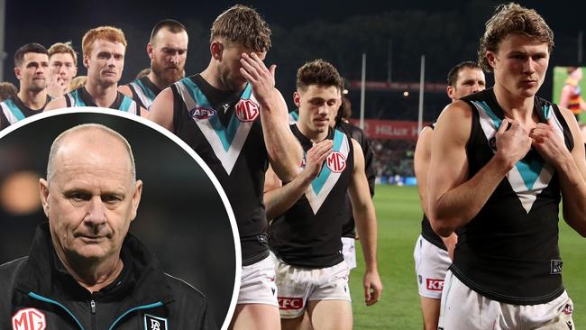 Port Adelaide's woes are concerning.