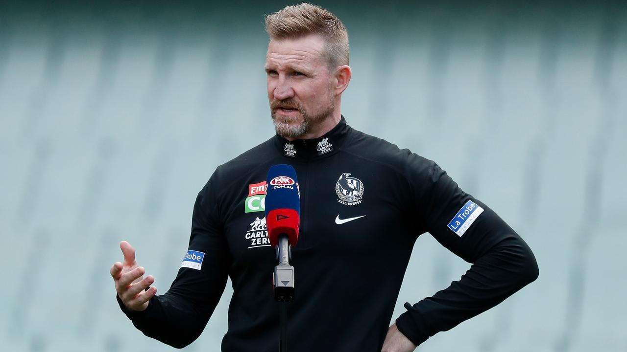 Nathan Buckley quits as Collingwood coach: Watch press ...