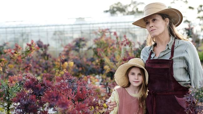 Sigourney Weaver and Alyla Browne in The Lost Flowers of Alice Hart. Picture: Prime Video