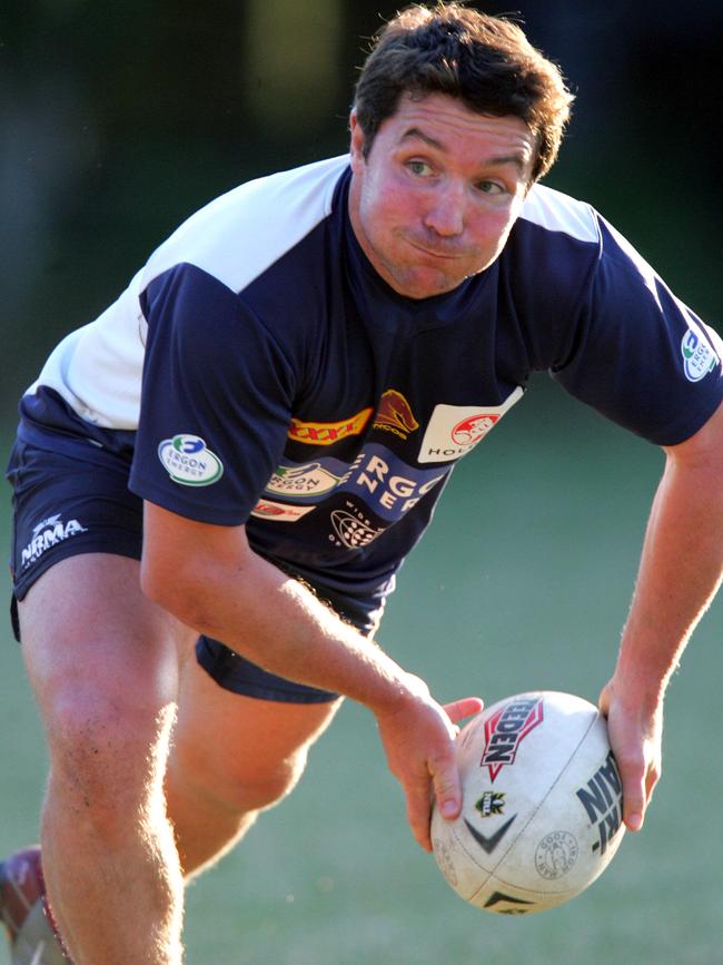 24 Aug 2004 Paul Green at Bris Broncos training at Red Hill. PicDarren/England.