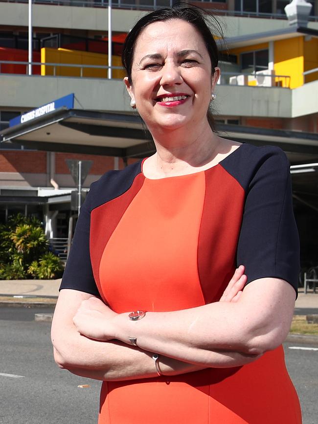 Queensland Premier Annastacia Palaszczuk says she has reluctantly cancelled Schoolies. Picture: Brendan Radke