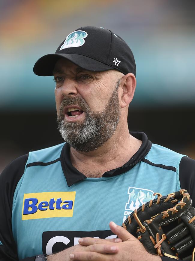 Brisbane Heat coach Darren Lehmann. Picture: Albert Perez/Getty