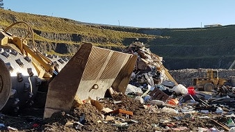 The landfill in Eastern Creek as pictured in 2017. Picture: SafeWork NSW