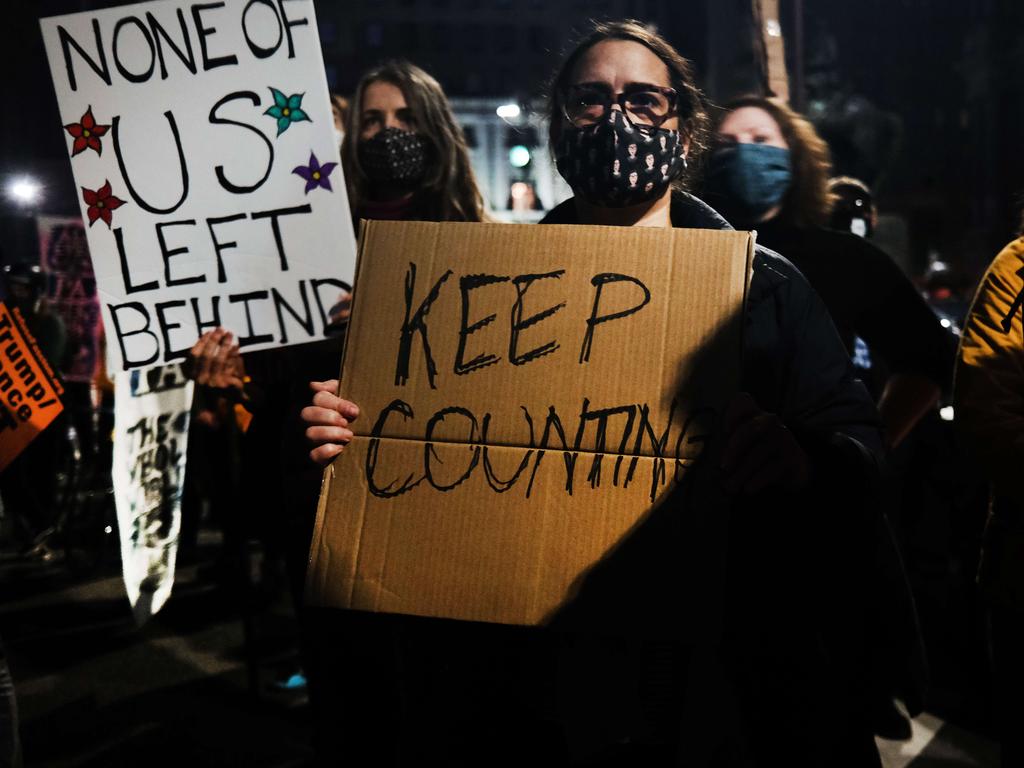 Pennsylvania is still unresolved. Picture: Spencer Platt/Getty Images/AFP