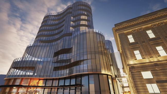 Artist impression of Adelaide Casino expansion.