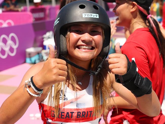 Sky Brown picked up a bronze medal at the tender age of just 13. Picture: Getty Images