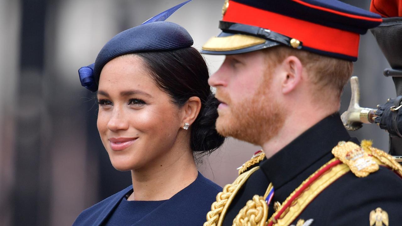 Meghan and Harry at the Trooping the Colour earlier this month. Picture: Daniel Leal-Olivas/AFP