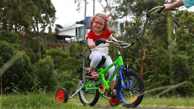 Bikes for child with cerebral clearance palsy