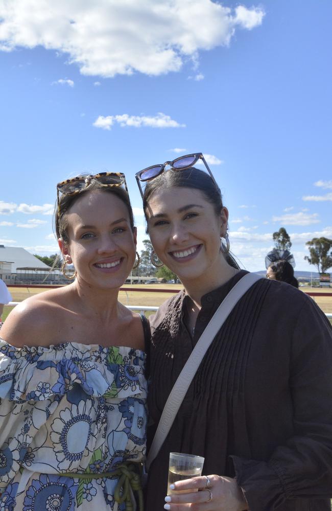 At the Clifton Races are (from left) Amy and Rose, Saturday, October 28, 2023. Picture: Jessica Klein