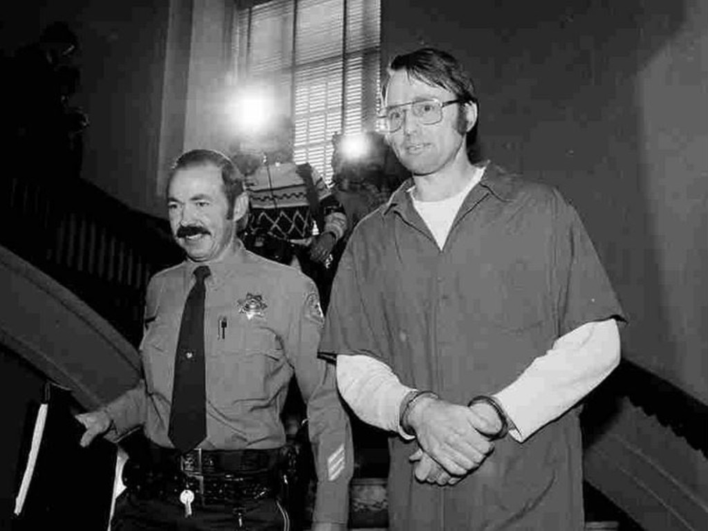 Cameron Hooker in 1984 after his arrest for keeping Colleen Stan in a box as a sex slave for seven years. Picture: Supplied