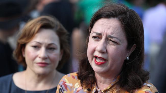 Premier Annastacia Palaszczuk and Jackie Trad