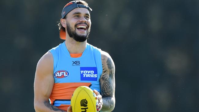 Zac Williams enjoyed a midfield stint against Collingwood. Picture: AAP Image/Joel Carrett.