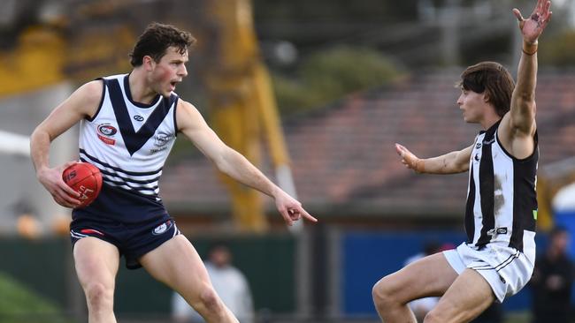 Ryan Sturgess in action for Bundoora. Picture: Nathan McNeill