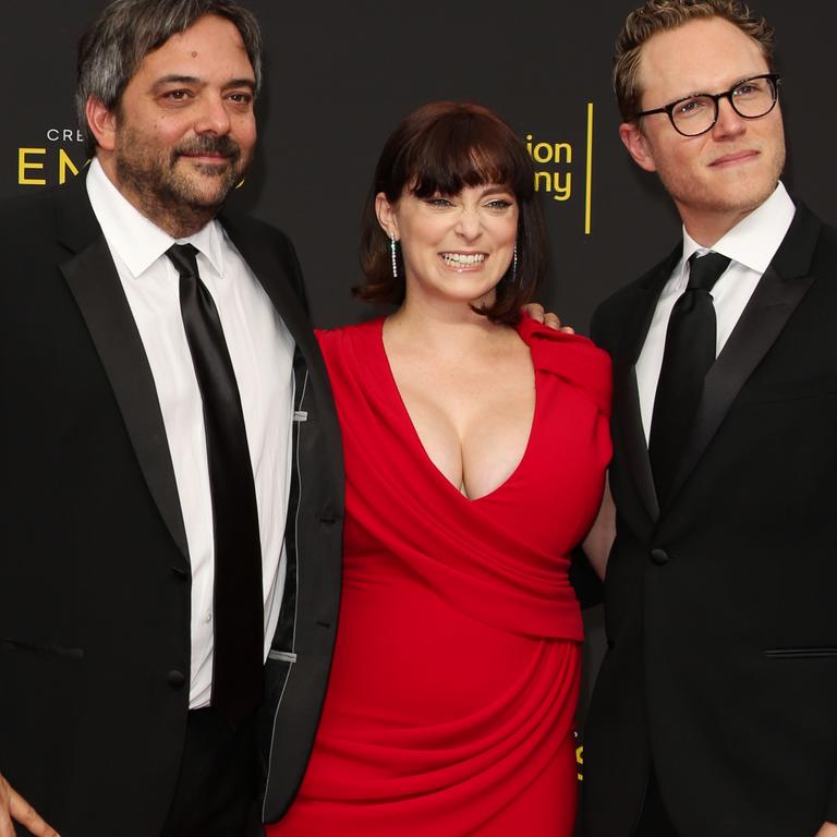 In recent years Schlesinger (left) was a songwriter on the cult musical comedy series Crazy Ex-Girlfriend.