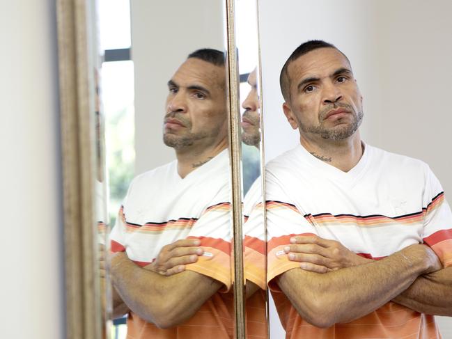 Former professional boxer Anthony Mundine, who has posted anti-vaccination messages on social media. Picture: Sarah Marshall, AAP