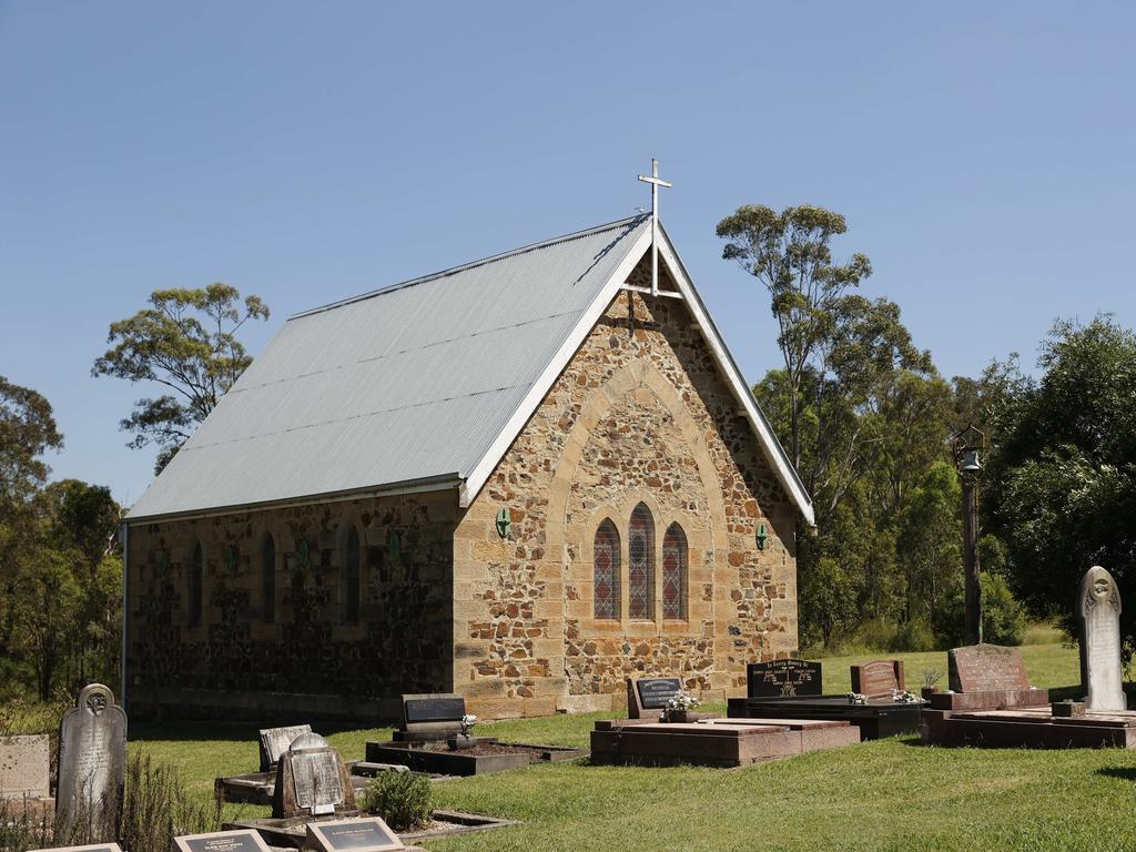 Luddenham’s historic church. .