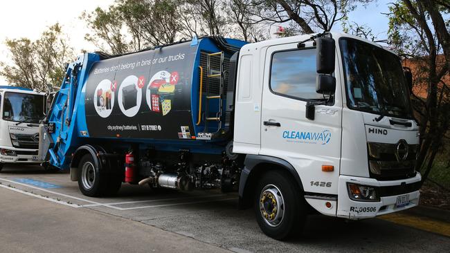 Cleanaway workers responsible for waste collection in the City of Sydney Council will go on strike for 24 hours on Tuesday. Picture: NCA NewsWire/ Gaye Gerard