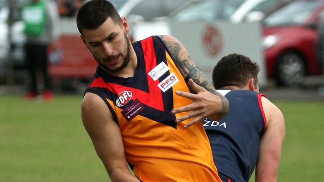 Brandon Coletta in action against Tullamarine last season. Picture: Hamish Blair